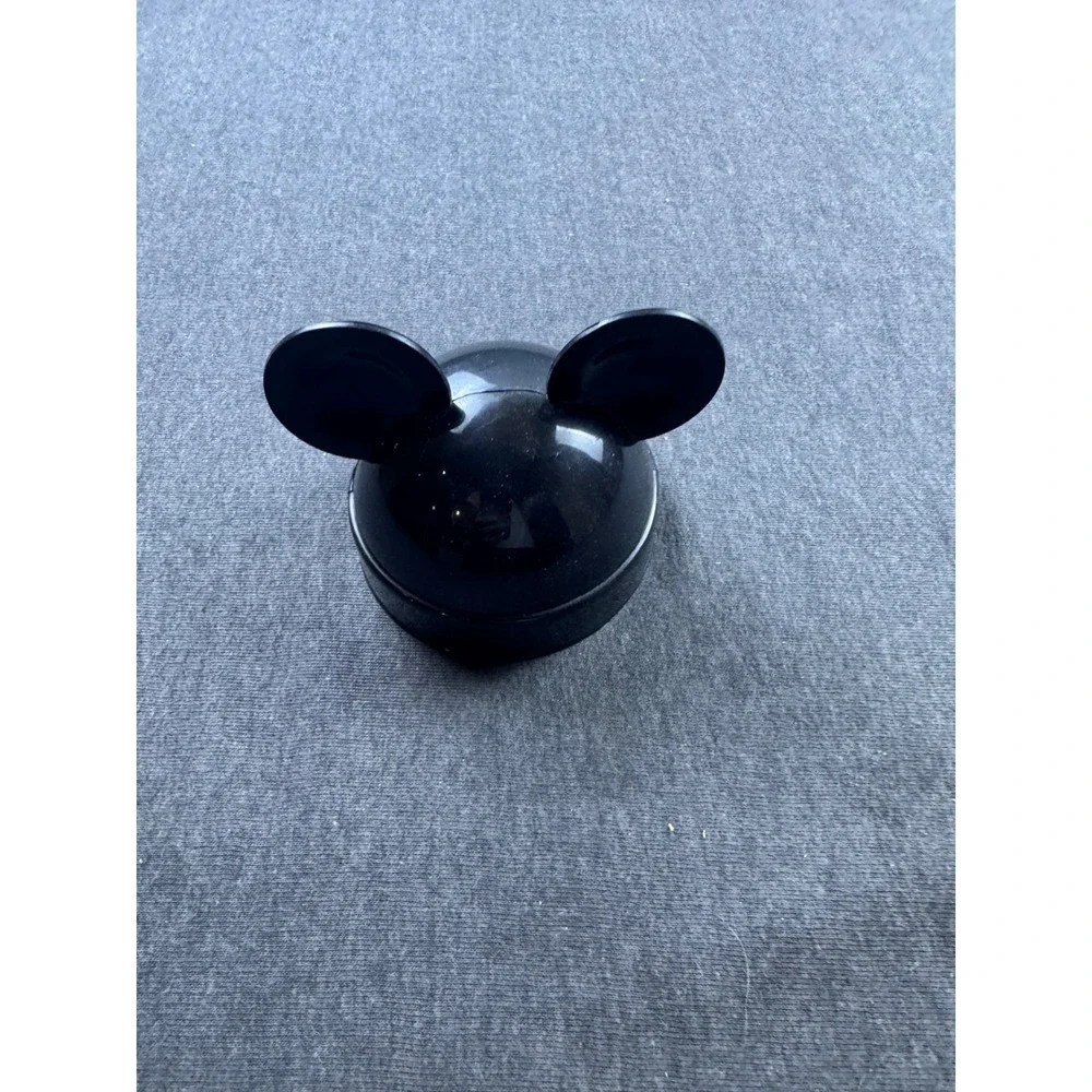 Black Mickey Mouse‎ Head Round Container Cosmetic Holder Trinket Case